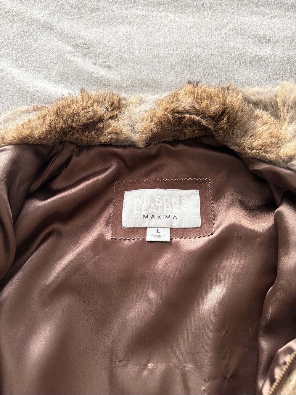 Rabbit fur jacket - Picture 3 of 5